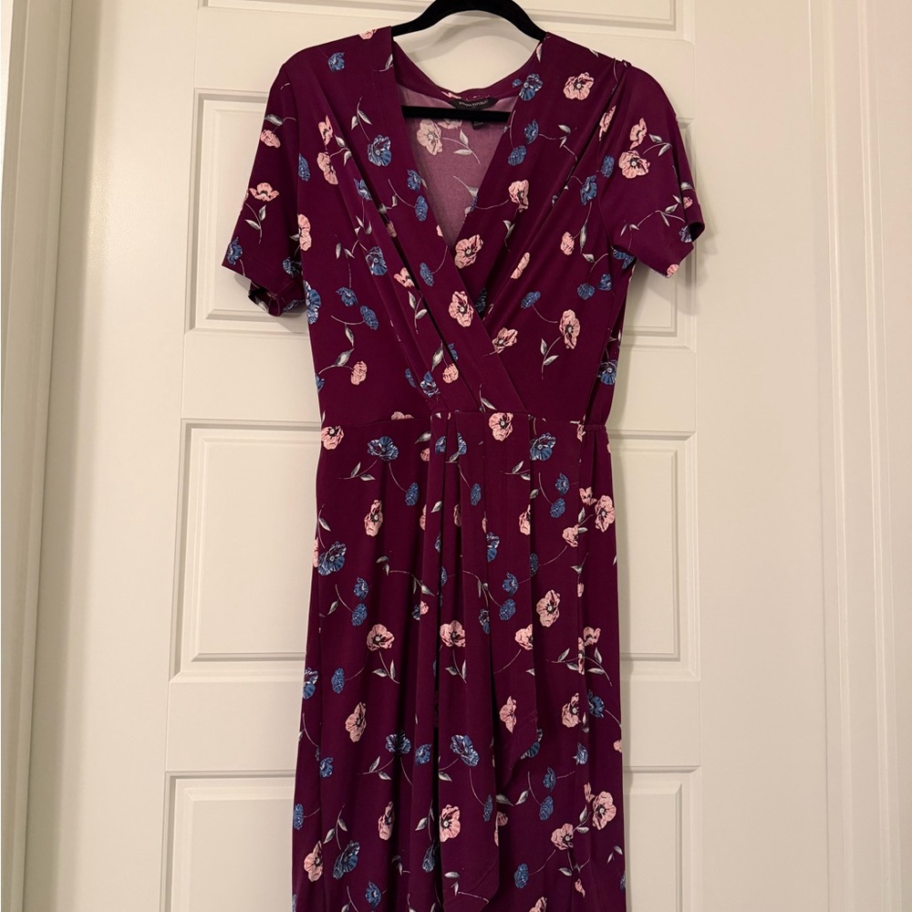 Banana Republic Purple Floral Dress